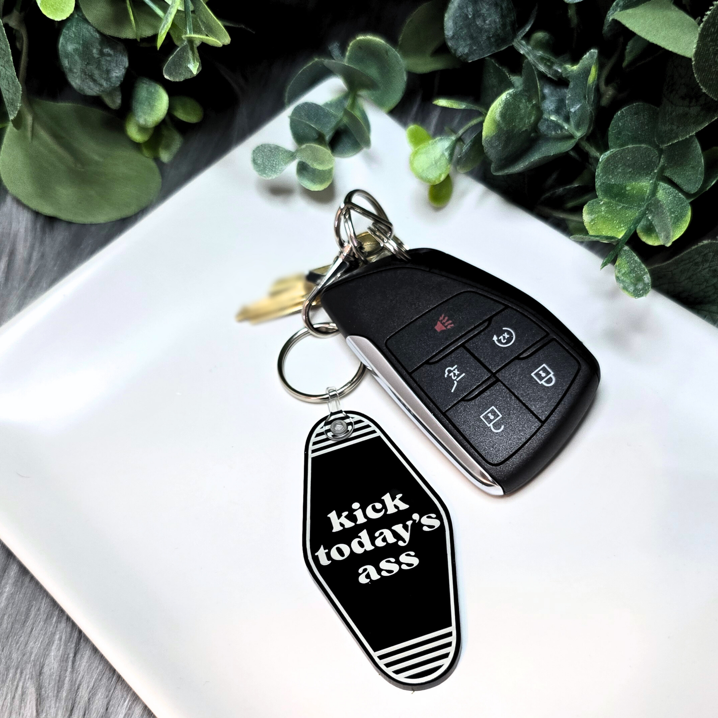 Kick Today's Ass - Acrylic Keychain