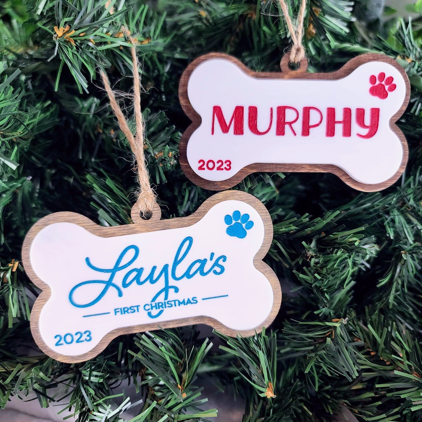 Bone Shaped Custom Pet Ornament