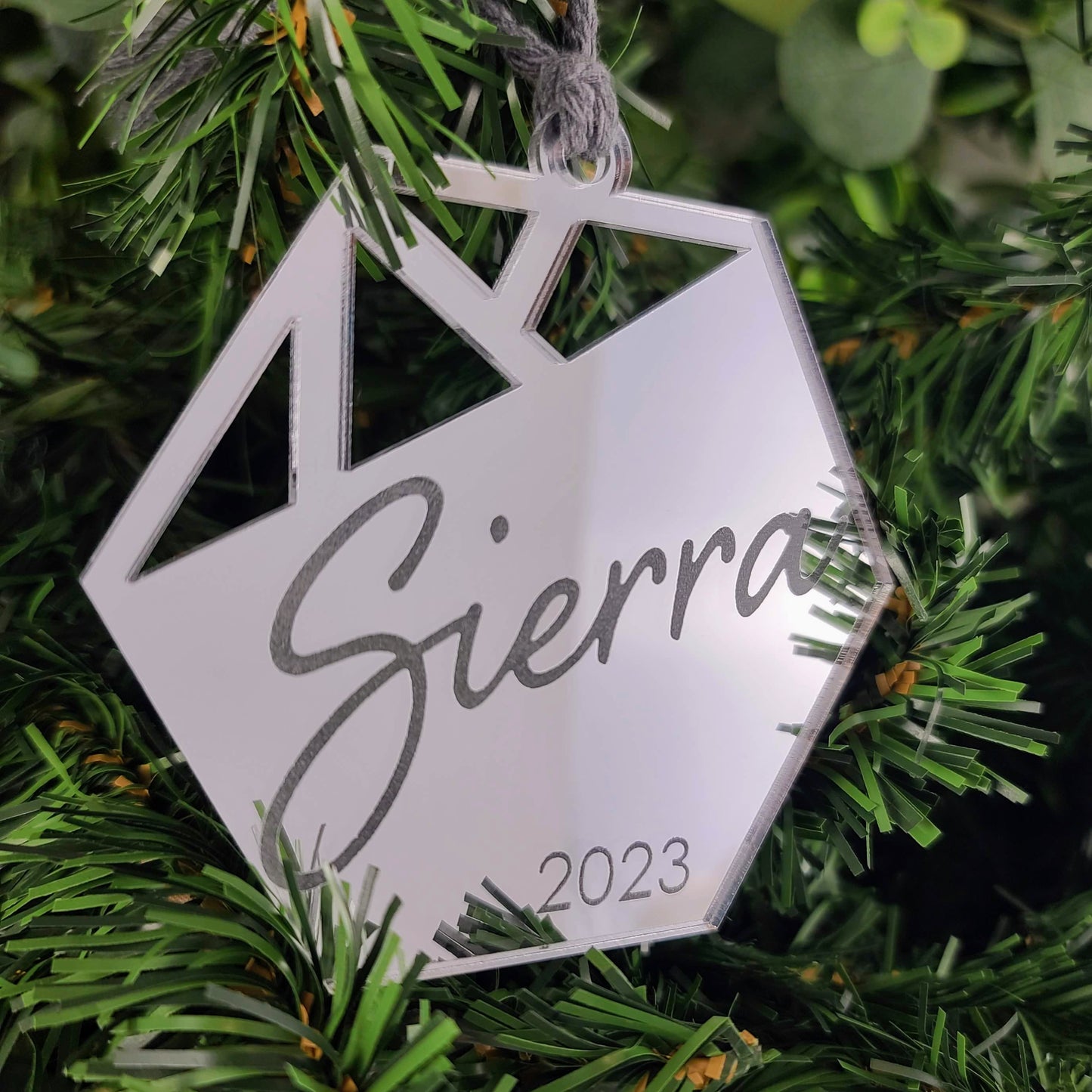 Custom Geometric Ornament