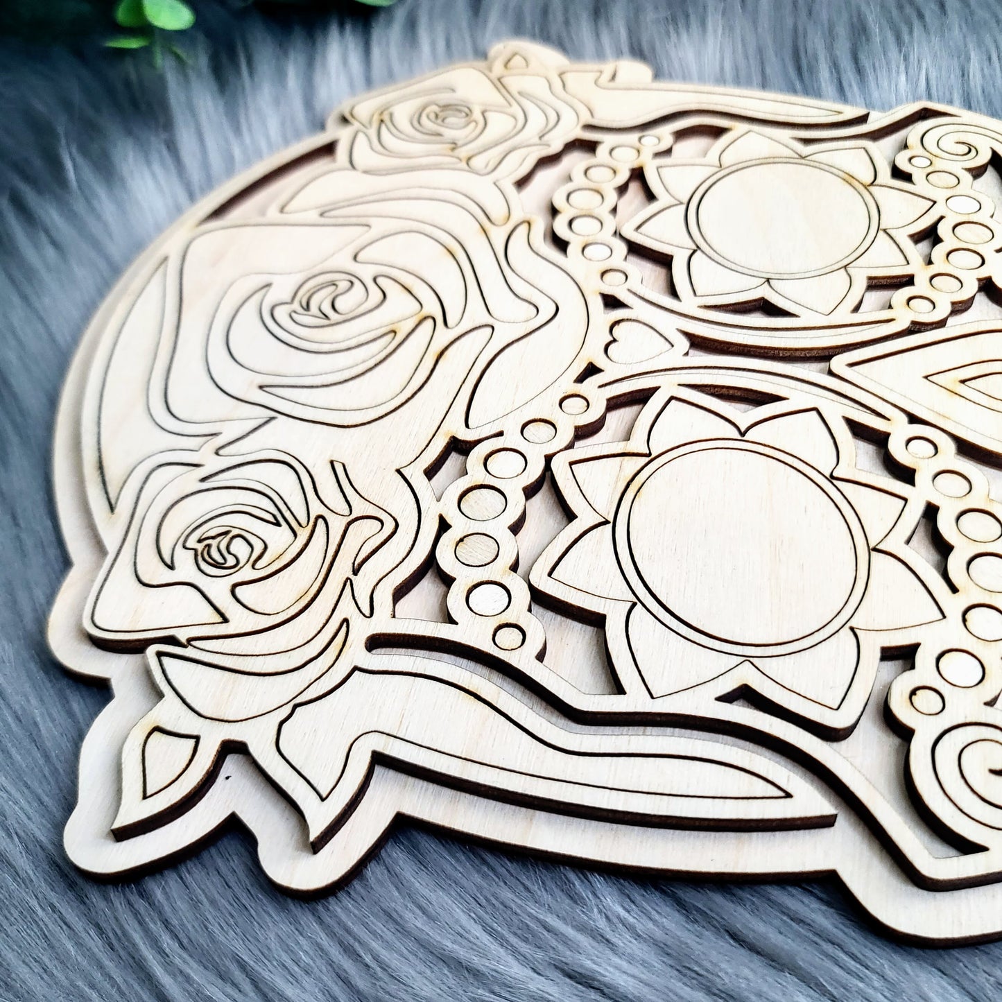 Floral Sugar Skull DIY Sign Kit