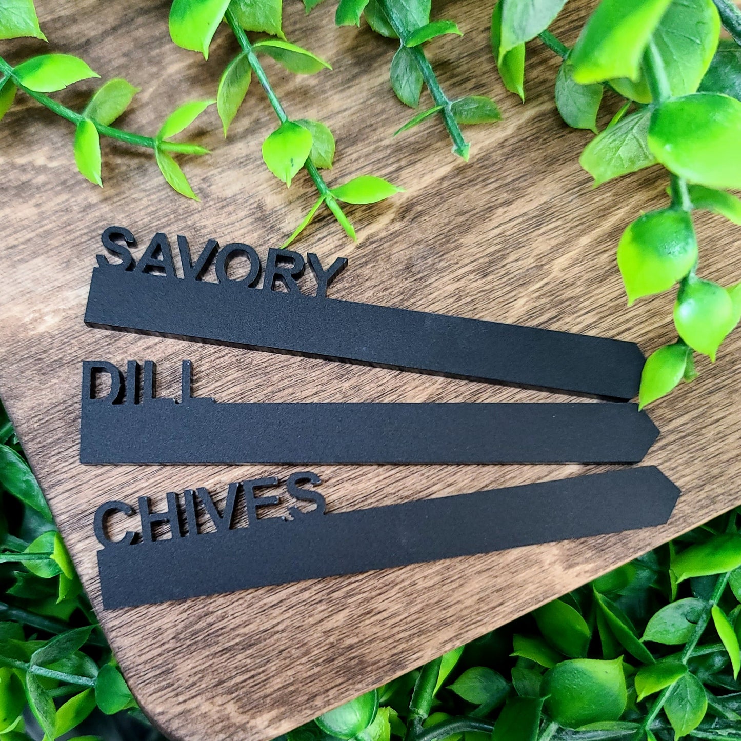 Acrylic Herb Garden Markers - Set of 6