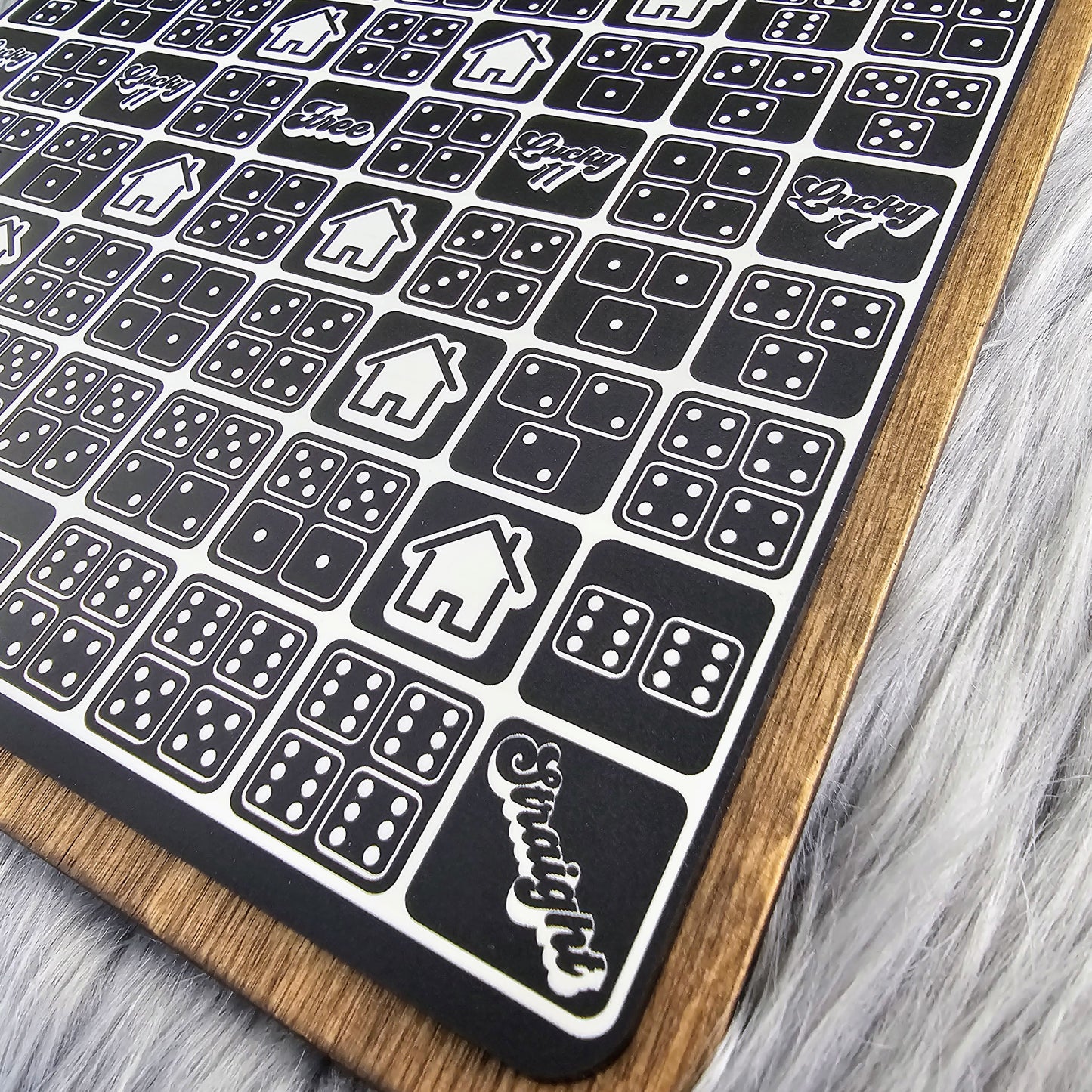 Dice Poker Game Board