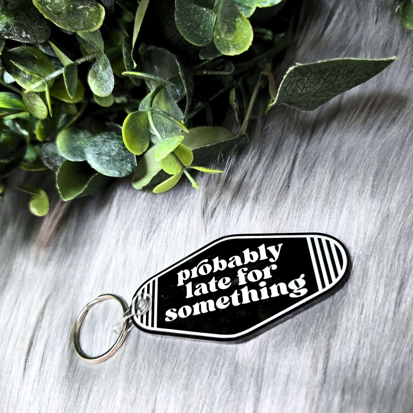 Probably Late For Something - Acrylic Keychain