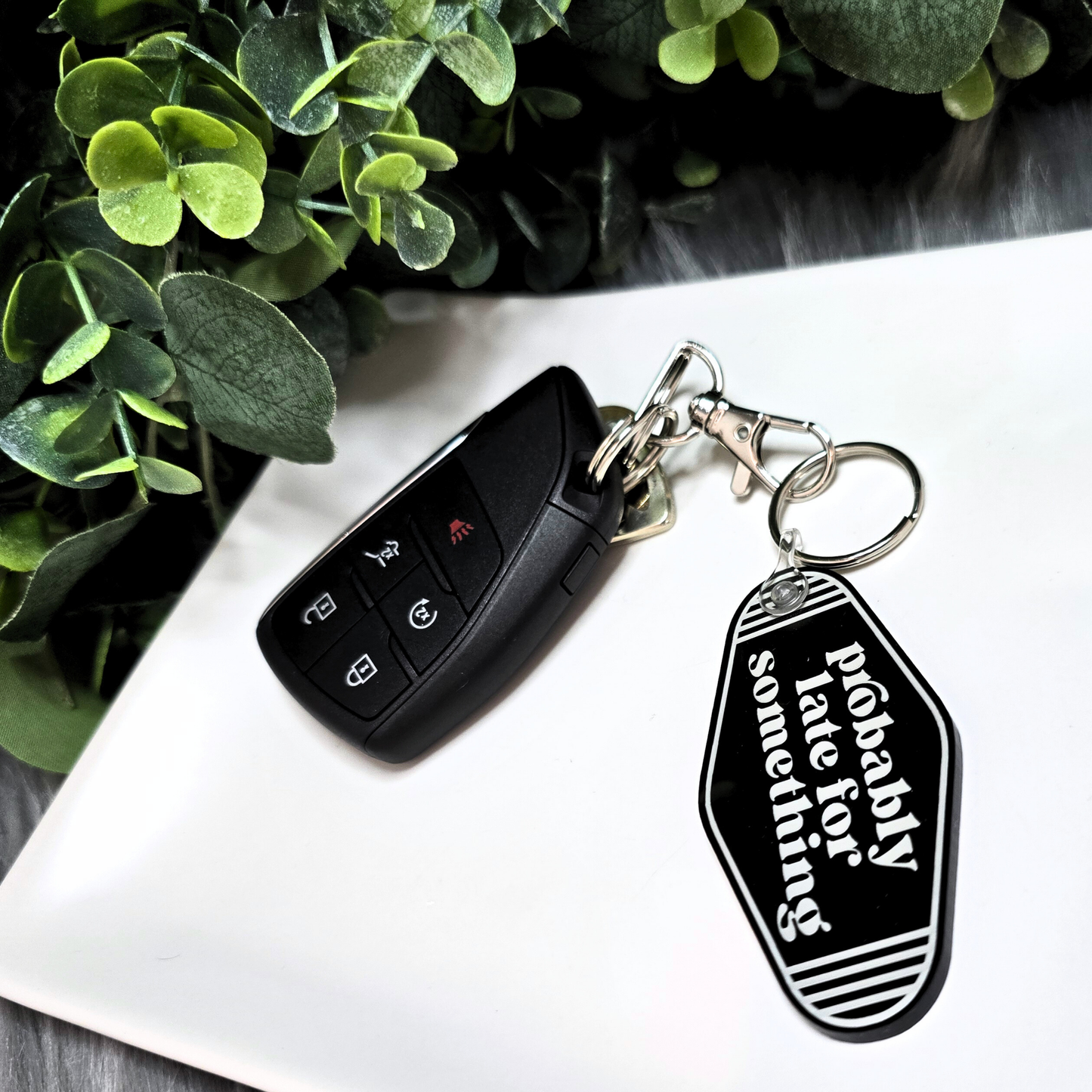 Probably Late For Something - Acrylic Keychain