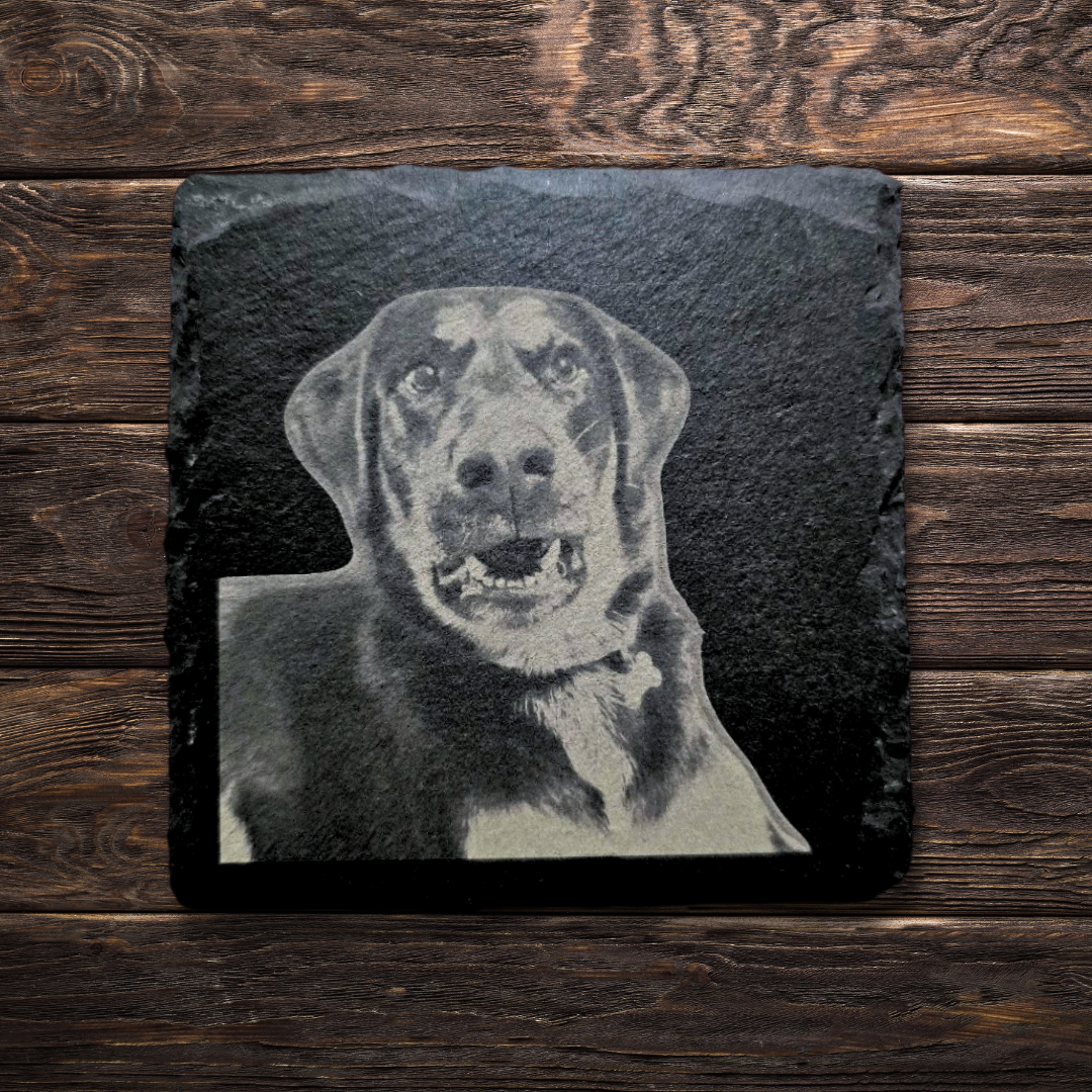 Custom Photo Slate Coasters