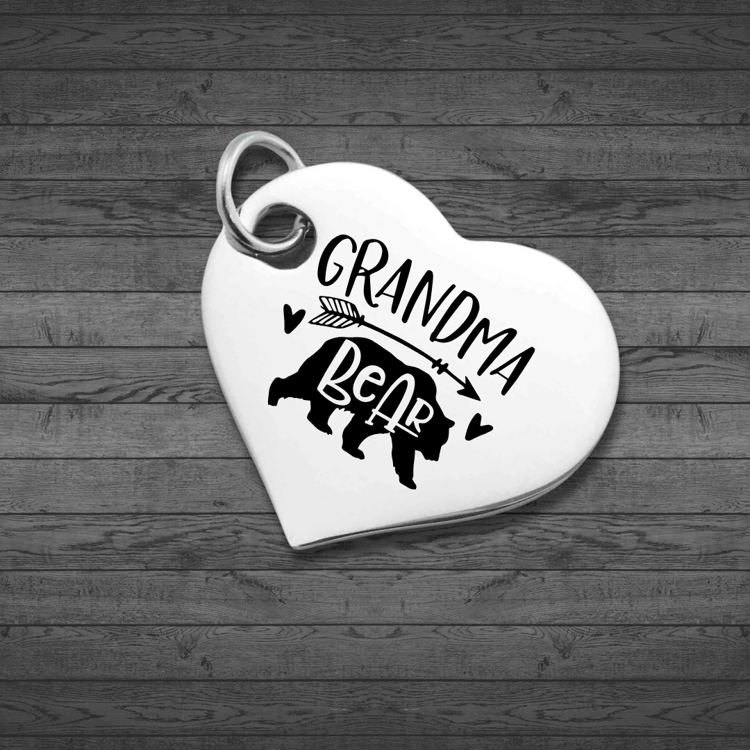 Text, Handwriting or Drawing Laser Engraved Heart Pendant