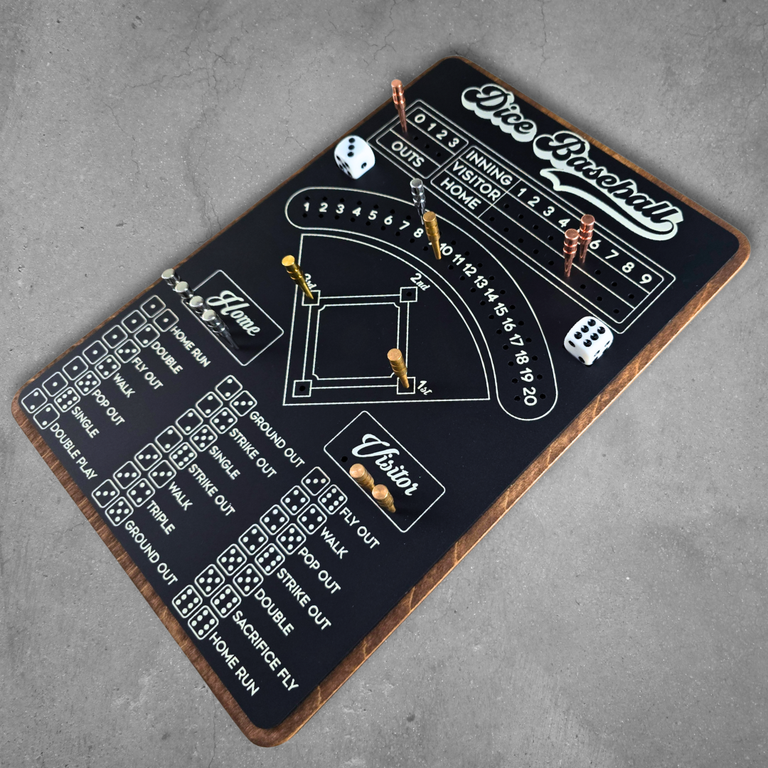 Dice Baseball Game Board