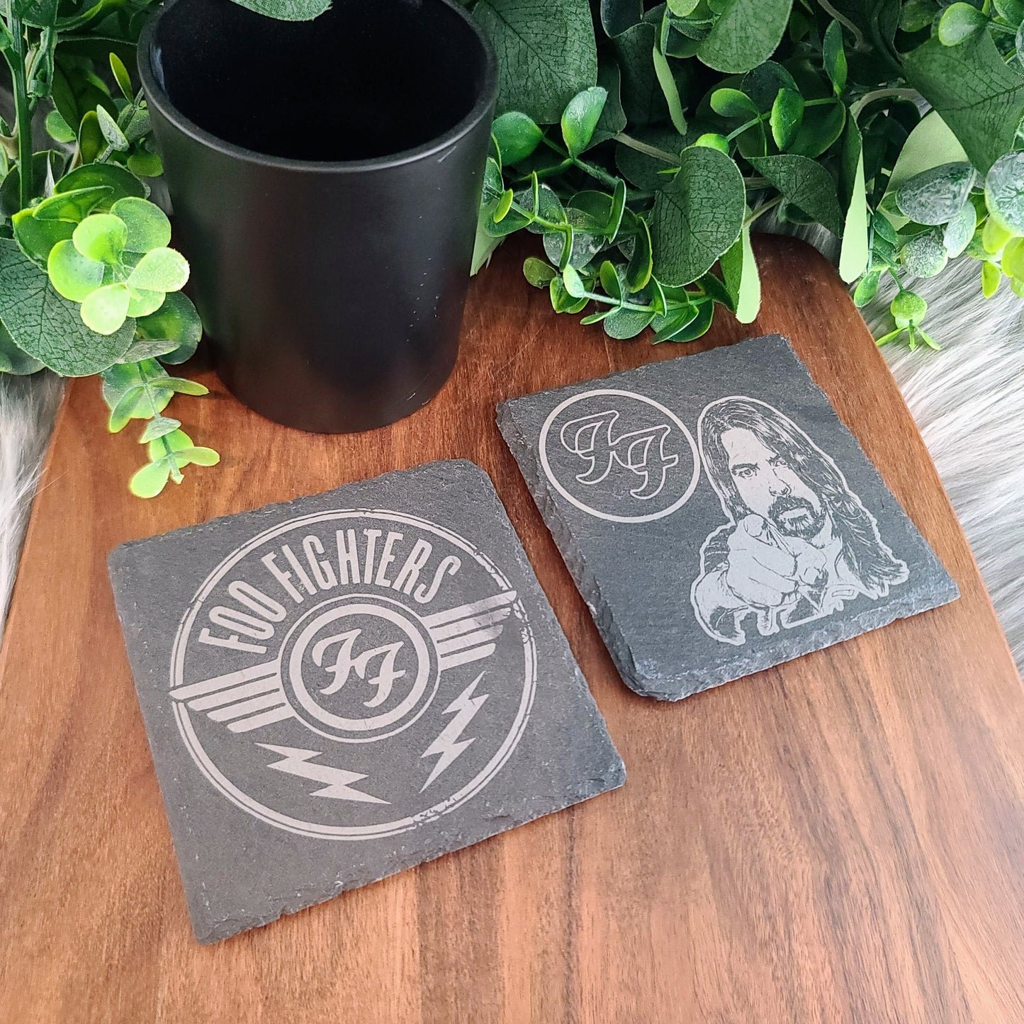 Rock Coasters - Natural Slate