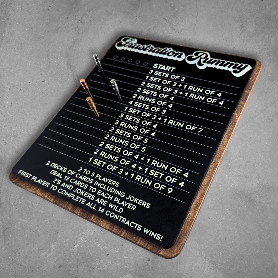 Frustration Rummy Game Board