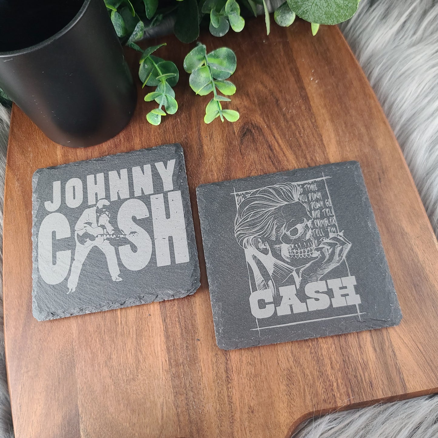 Rock Coasters - Natural Slate