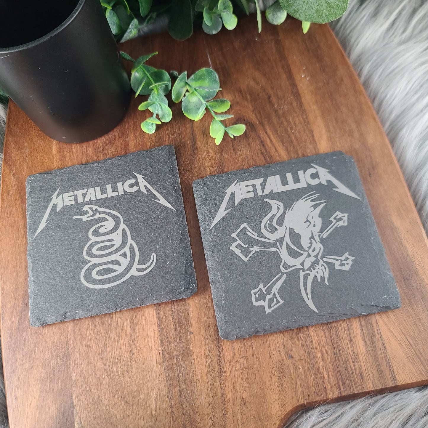 Rock Coasters - Natural Slate