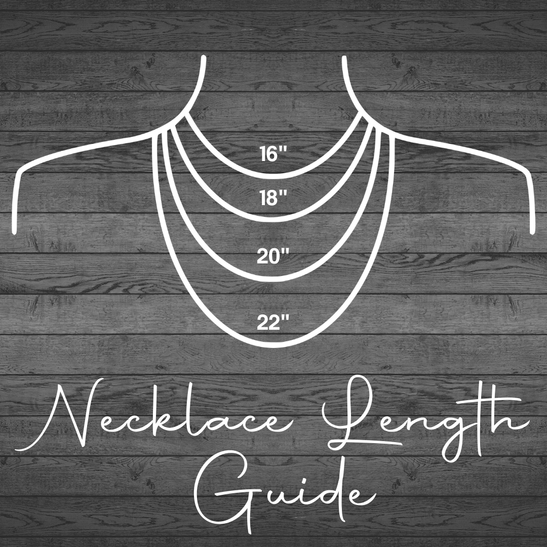 Fingerprint Engraved 4 Sided Horizontal Bar Necklace