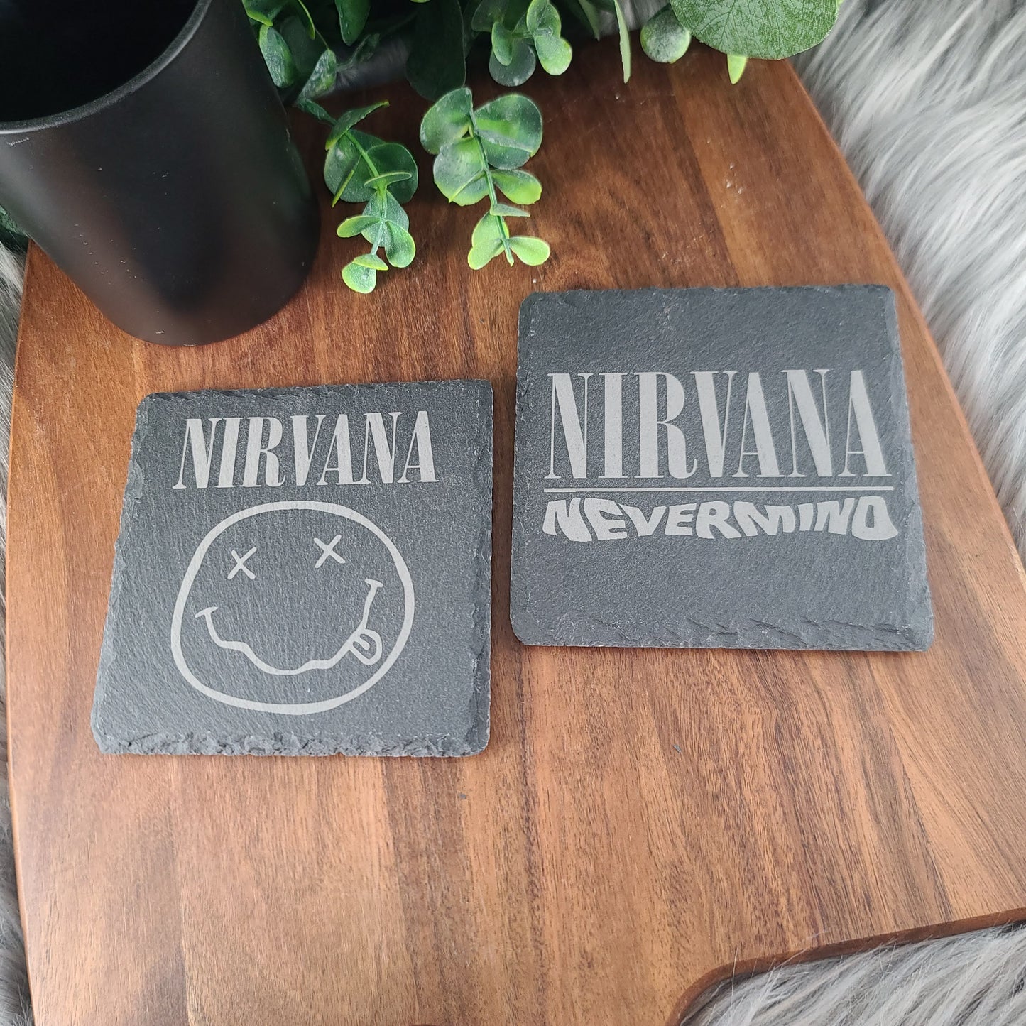 Rock Coasters - Natural Slate