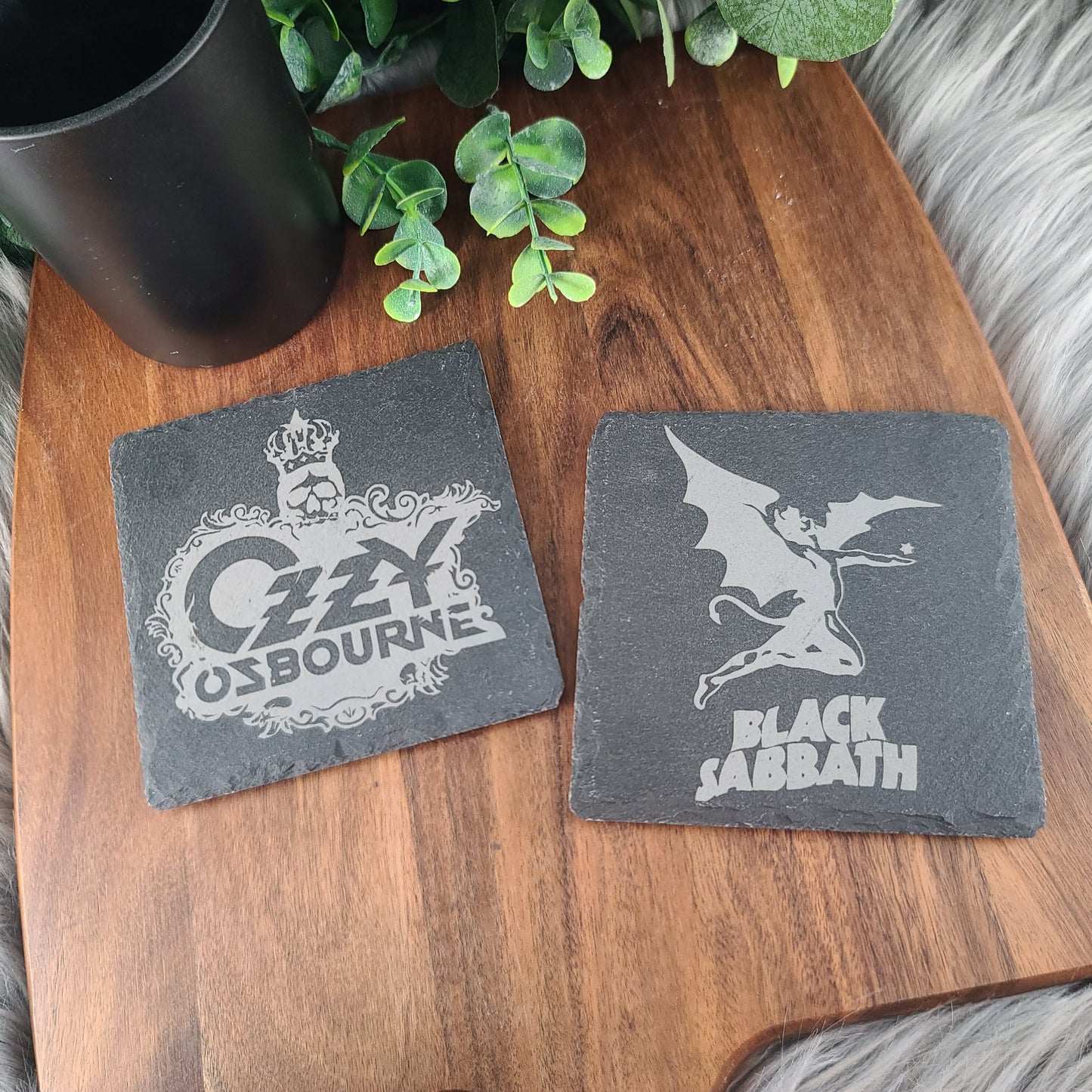 Rock Coasters - Natural Slate