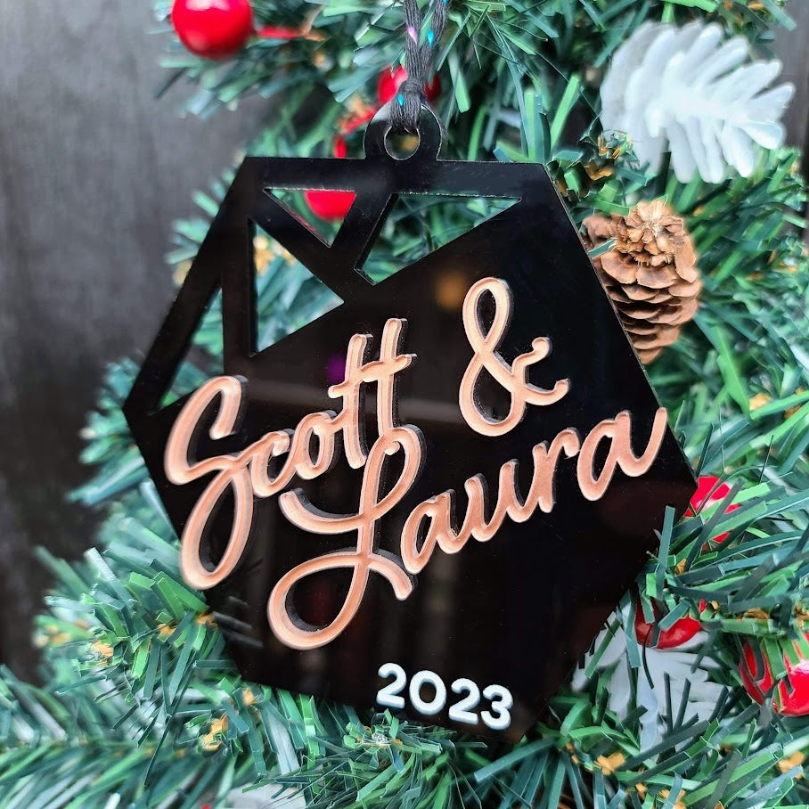 Custom Geometric Ornament - 3D Name