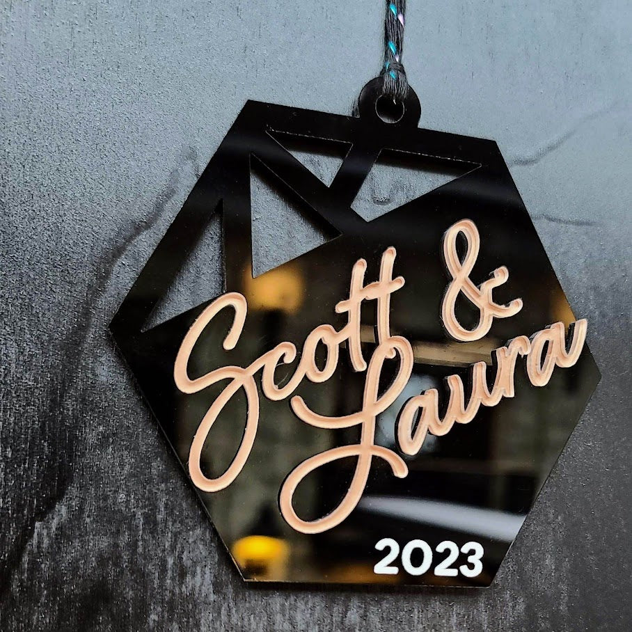 Custom Geometric Ornament - 3D Name