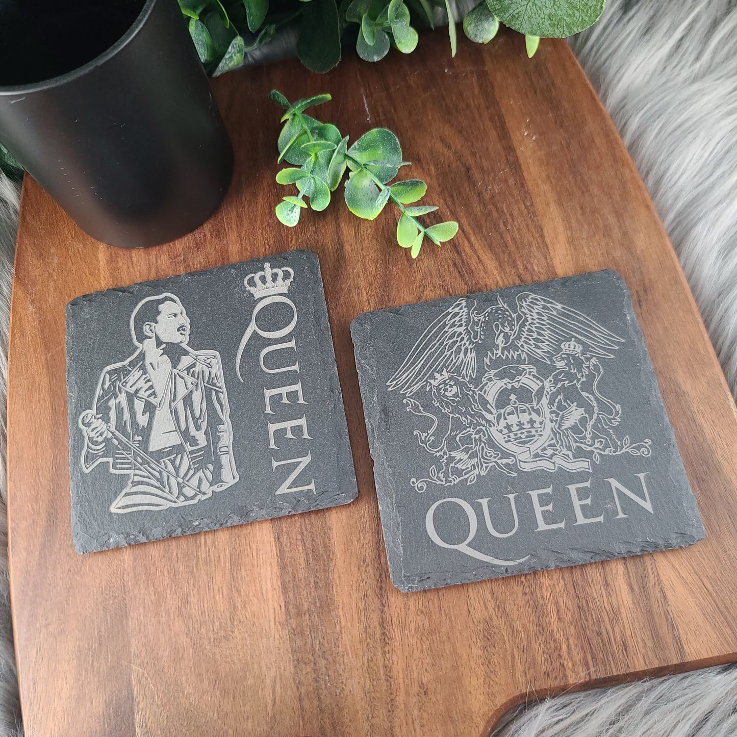 Rock Coasters - Natural Slate