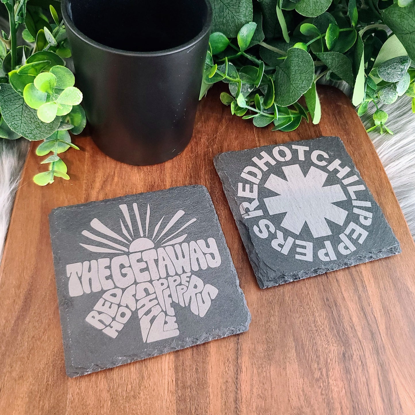 Rock Coasters - Natural Slate
