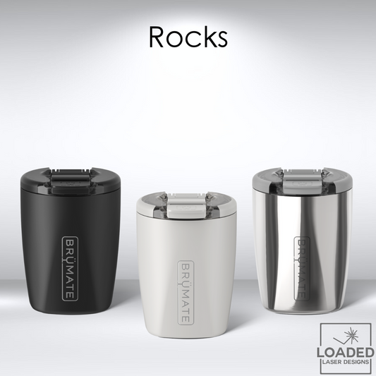 Brumate Rocks Tumbler 12oz - Custom Laser Engraving Available