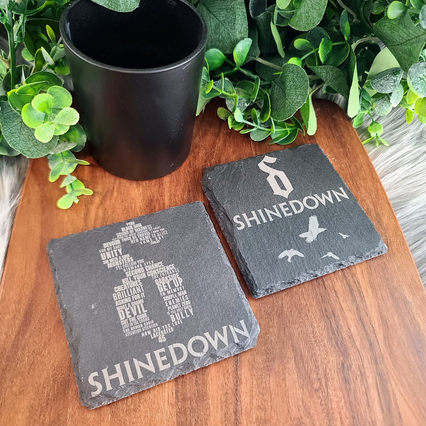 Rock Coasters - Natural Slate
