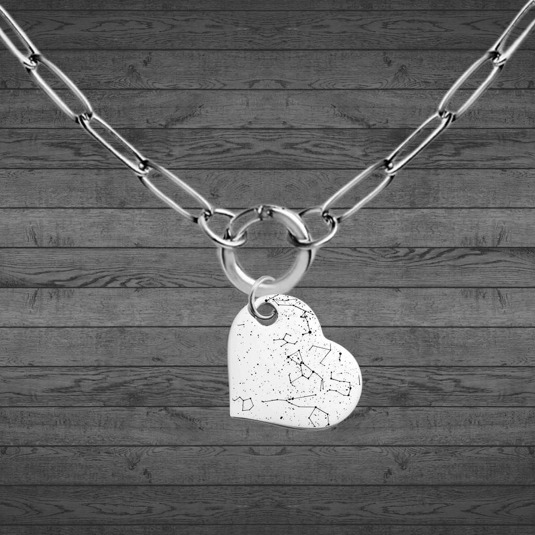 Star Map Custom Engraved Pendants