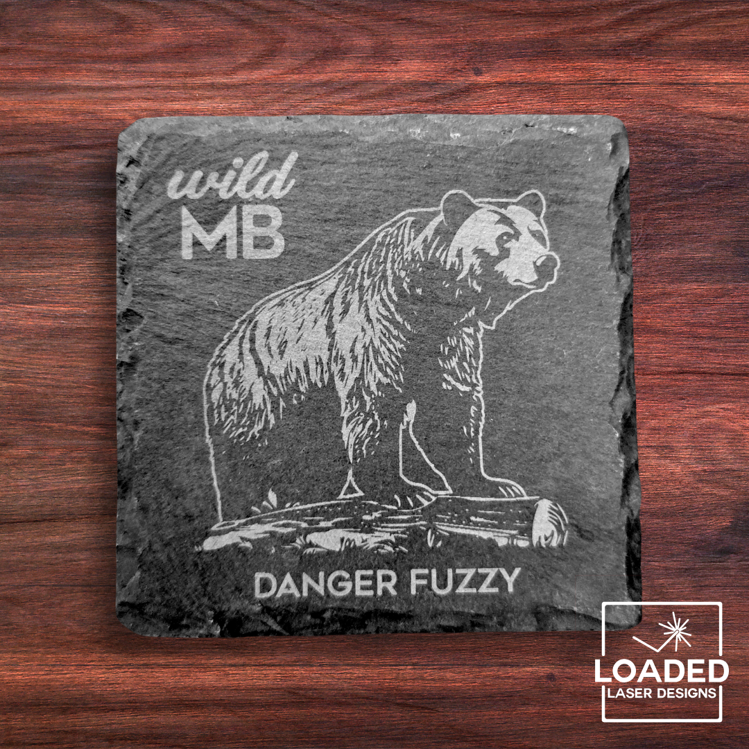 Wild MB Coasters - Natural Slate