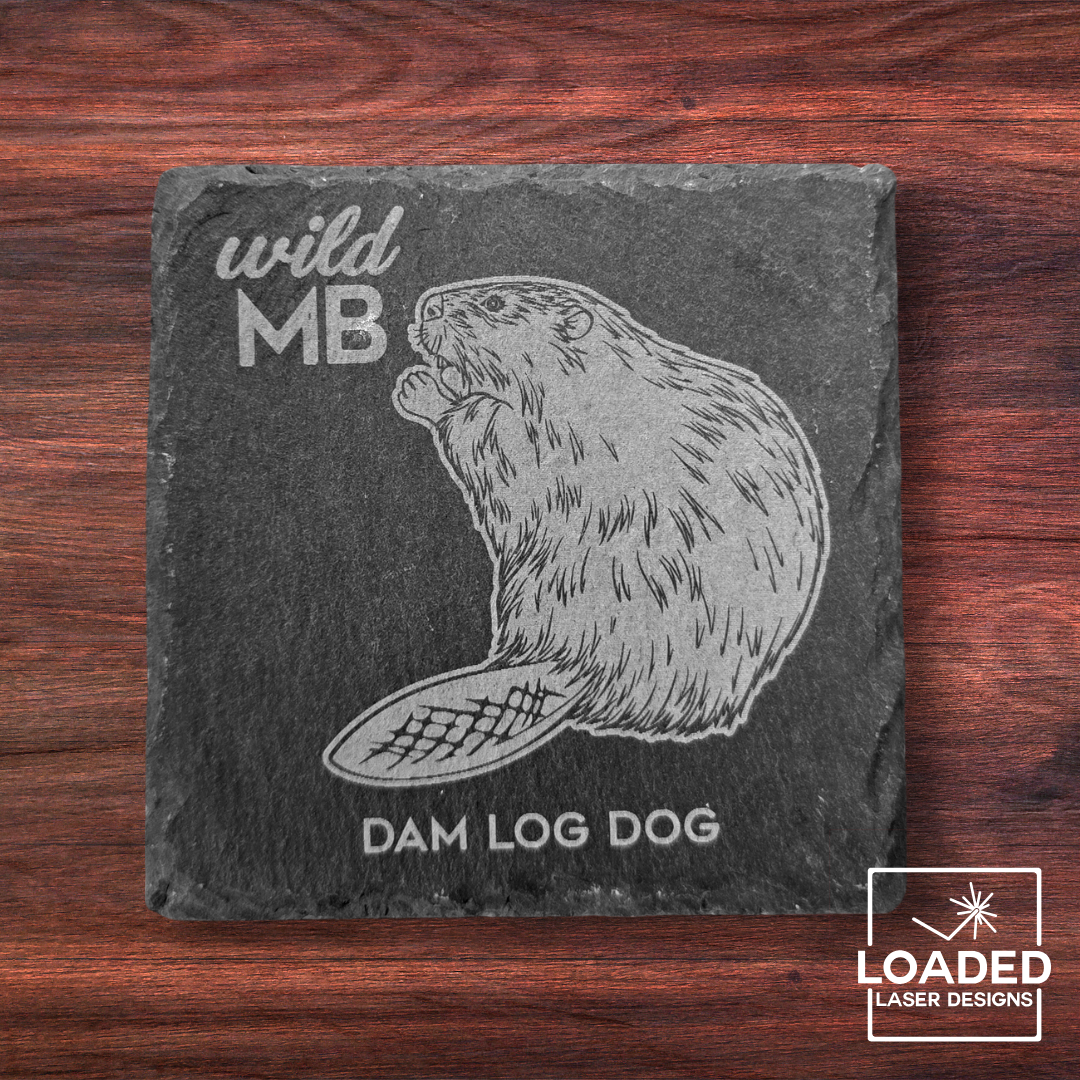 Wild MB Coasters - Natural Slate