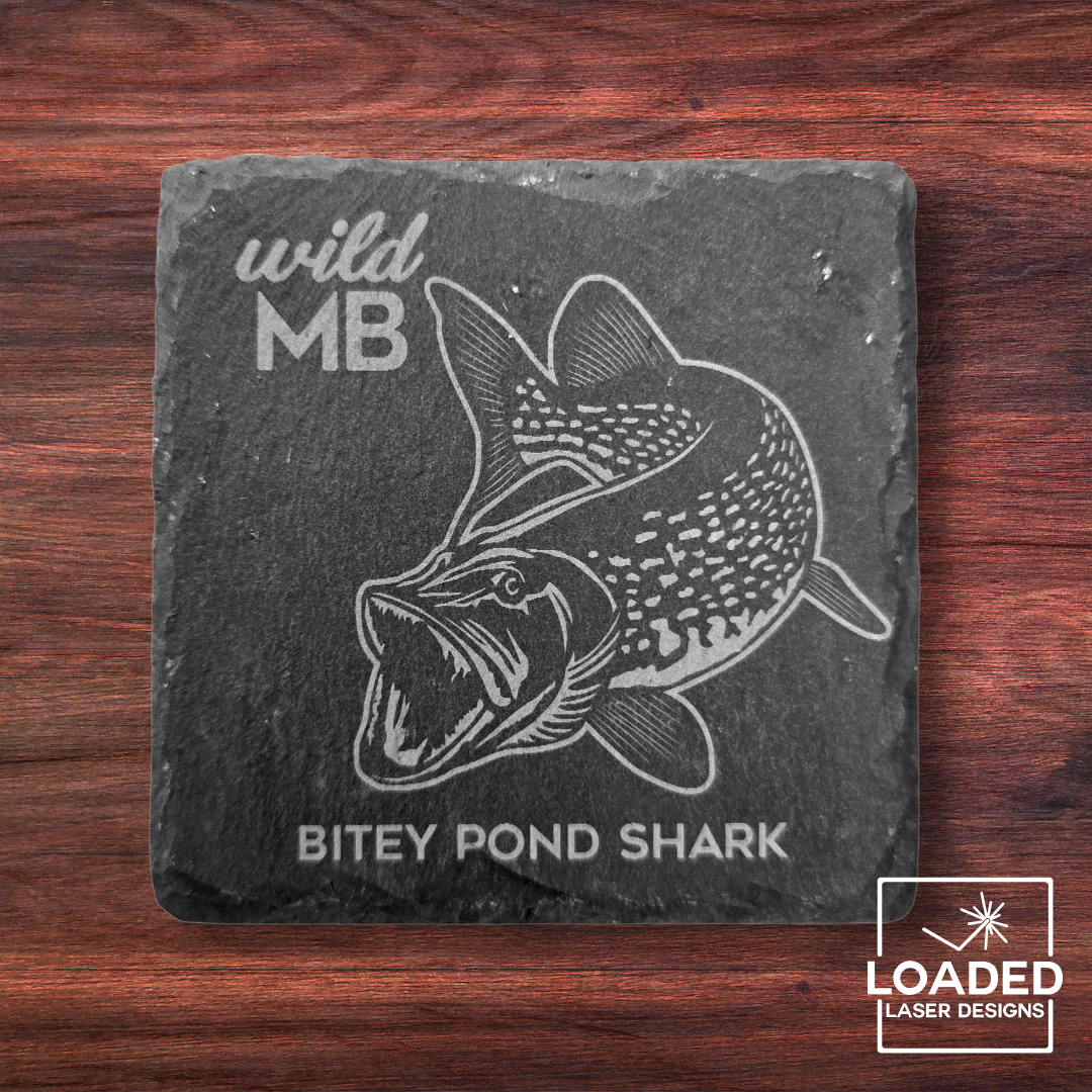 Wild MB Coasters - Natural Slate