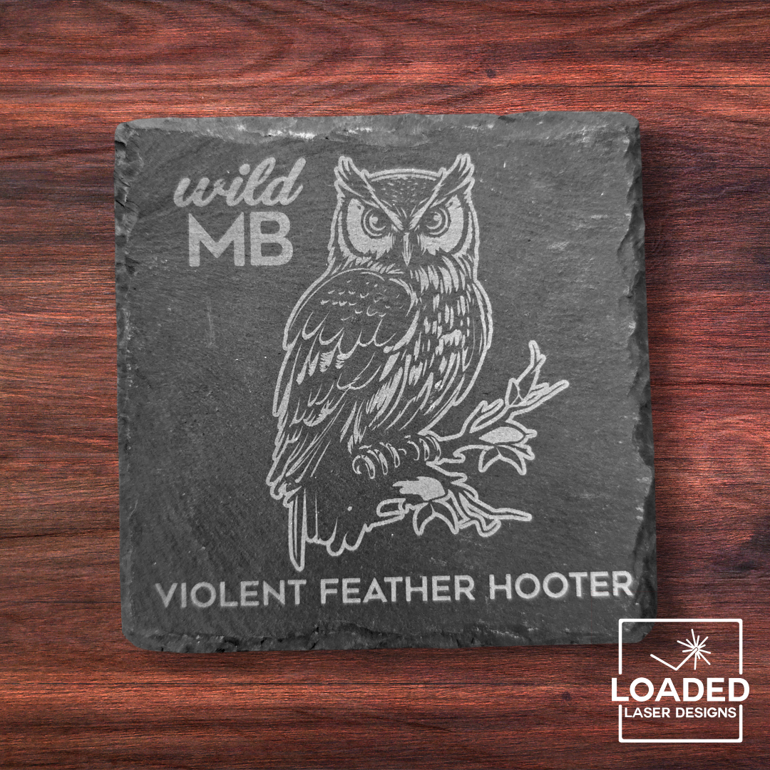 Wild MB Coasters - Natural Slate