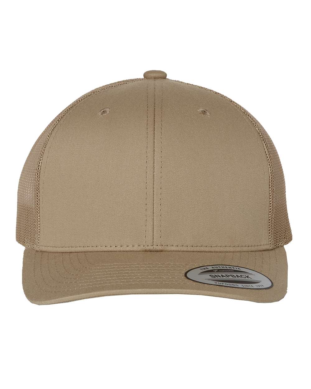 Snapback Trucker Hat - Custom Engraved Leather Patch Available