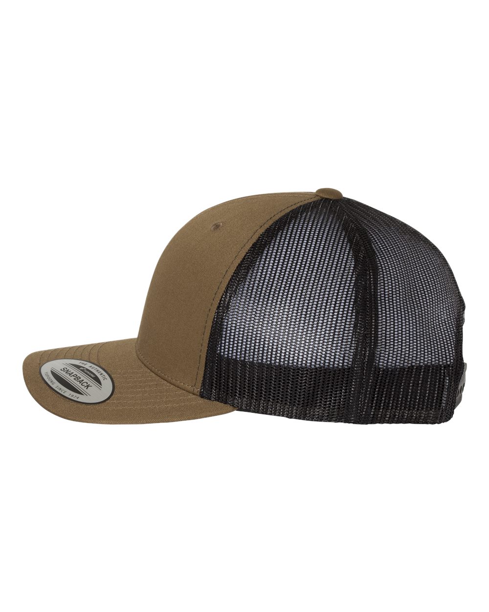 Snapback Trucker Hat - Custom Engraved Leather Patch Available