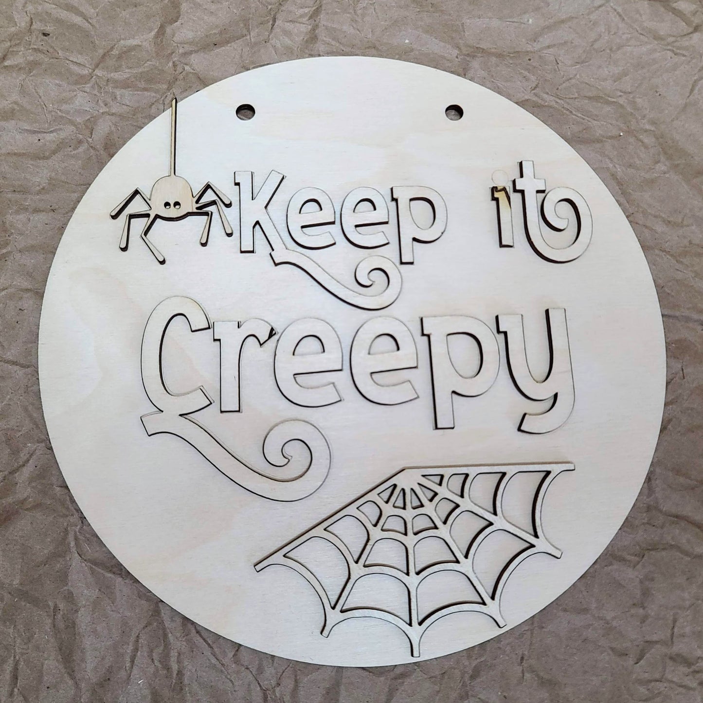 Halloween DIY Sign Kit - Keep it Creepy