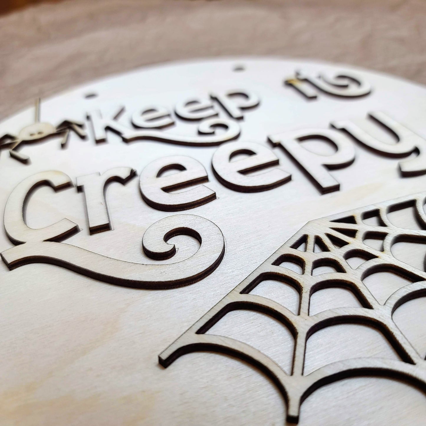 Halloween DIY Sign Kit - Keep it Creepy