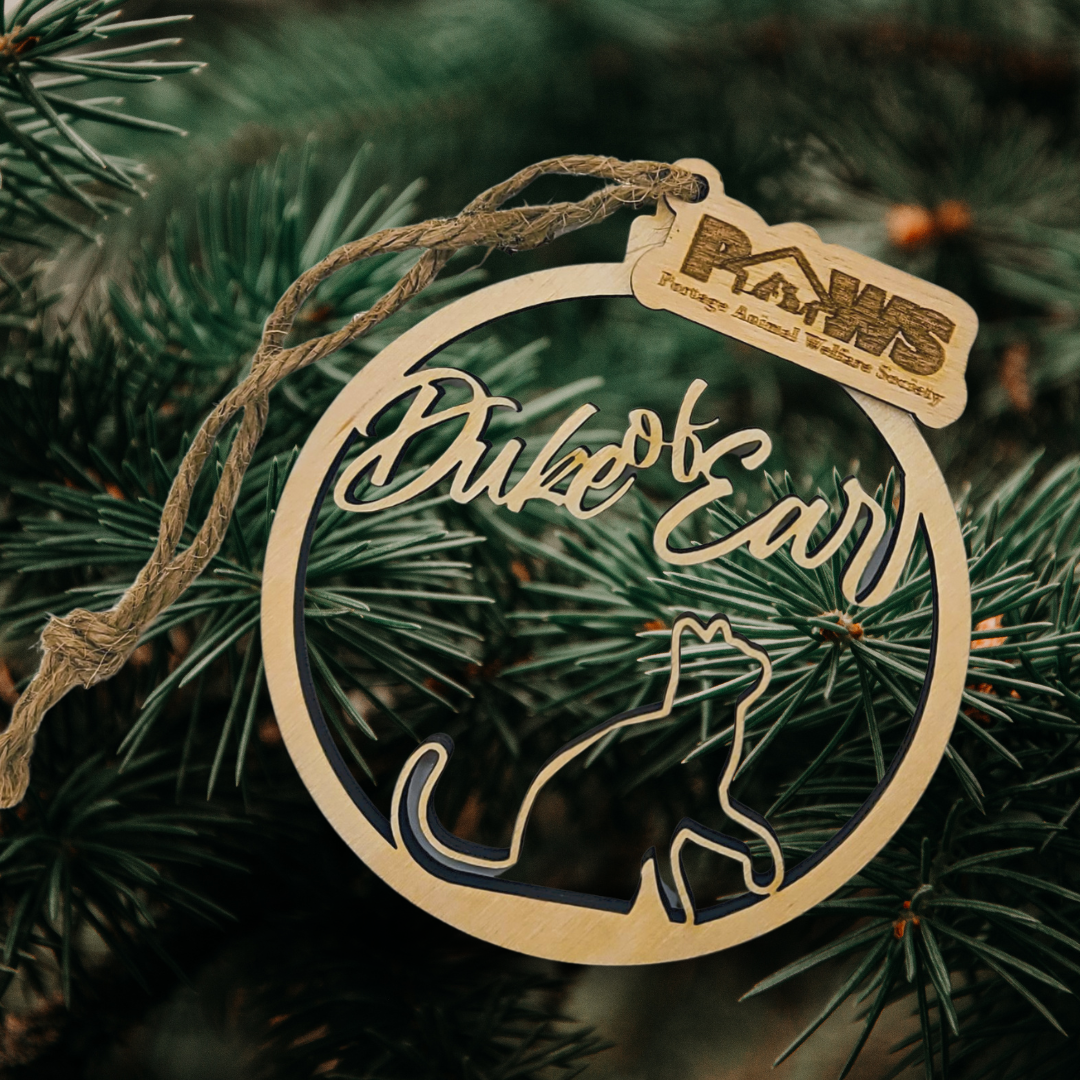 PAWS Custom Pet Name Ornament