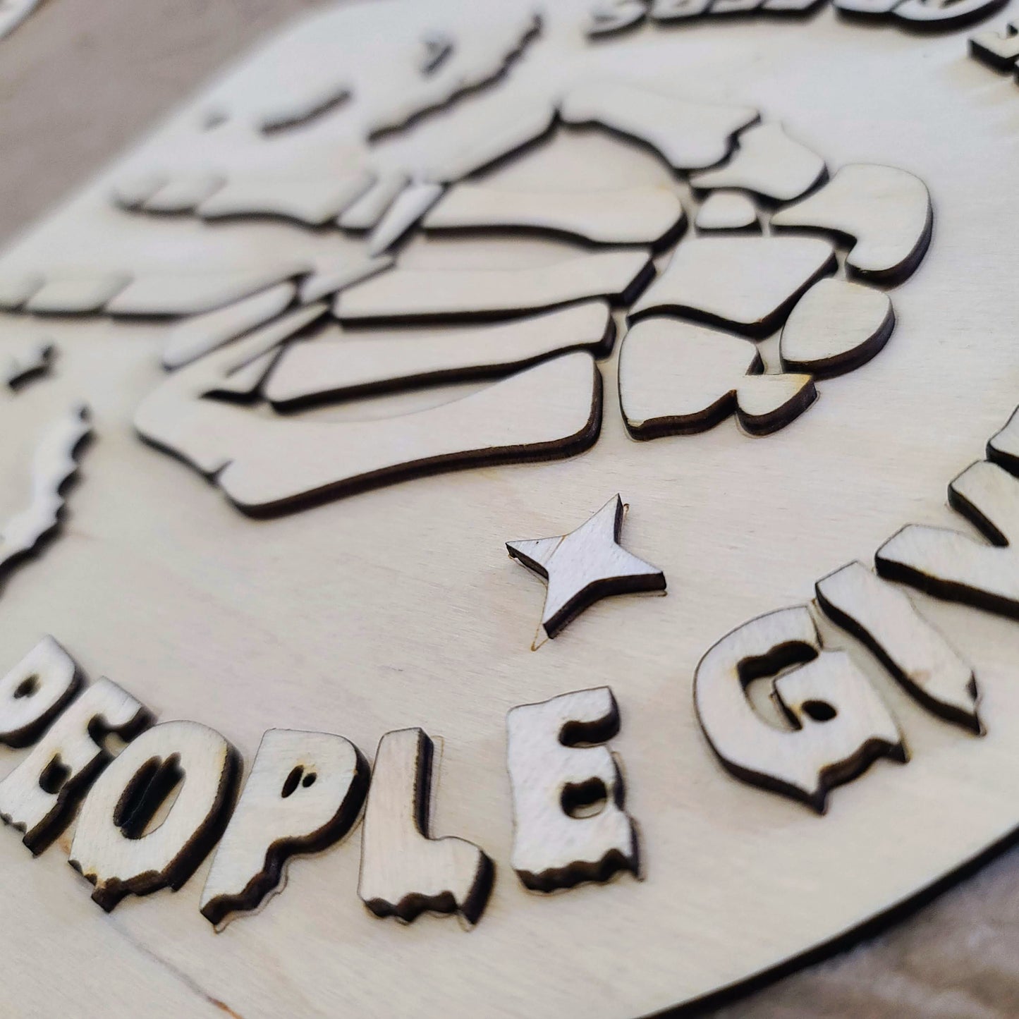 Halloween DIY Sign Kit - People Give Me The Creeps