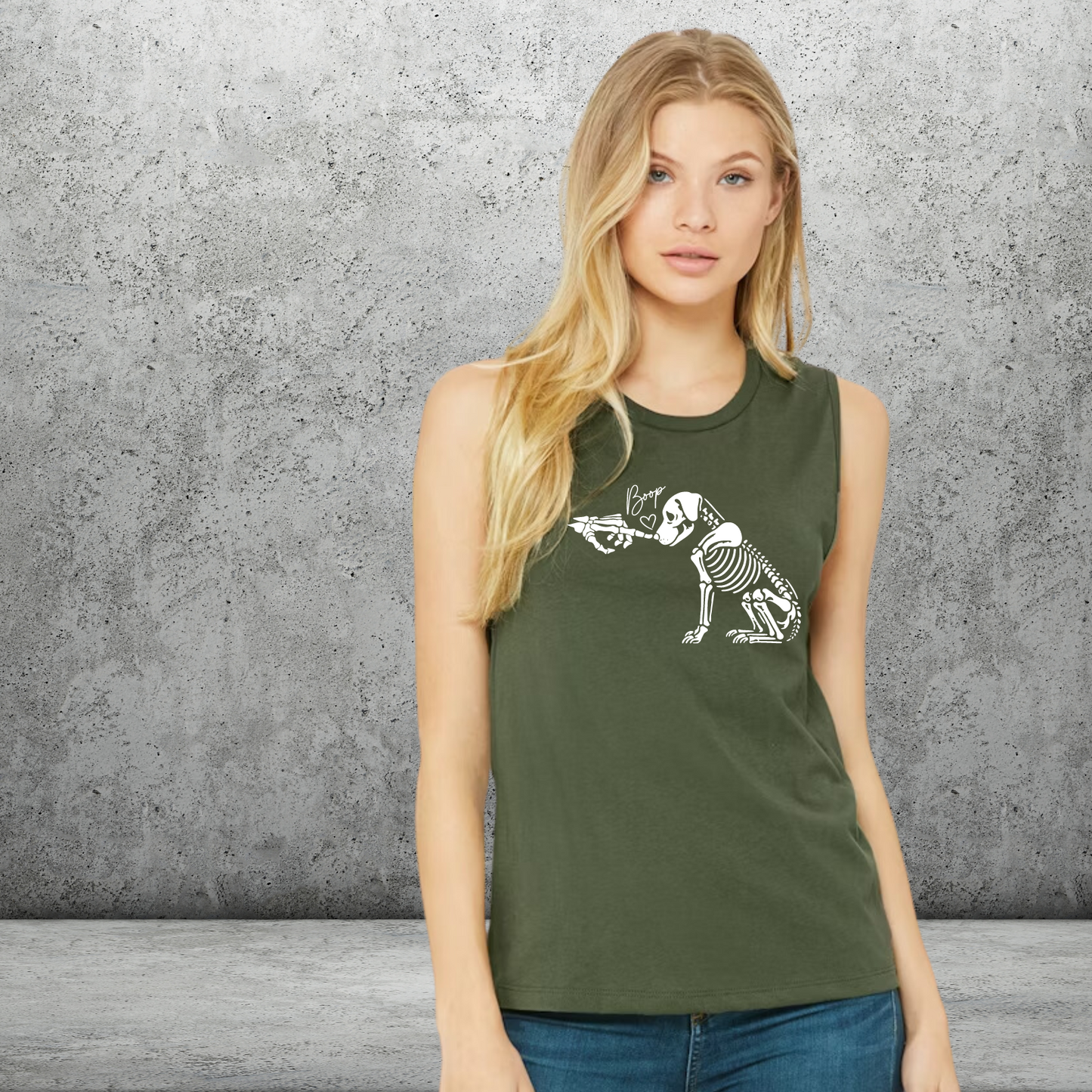 Boop - Pup Skeleton Tee & Tank