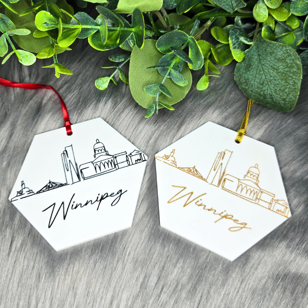 Winnipeg MB Skyline Ornament