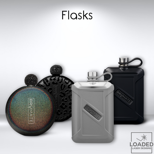 Brumate Flasks - Glitter Flask & Liquor Canteen