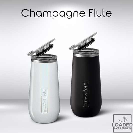 Brumate Champagne Flute 12oz - Custom Laser Engraving Available