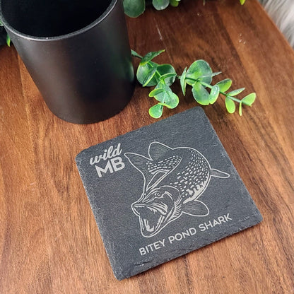 PAWS Wild MB Coasters - Natural Slate