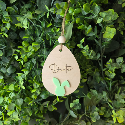 Custom Name Easter Egg Basket Tags
