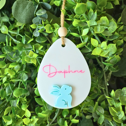 Custom Name Easter Egg Basket Tags