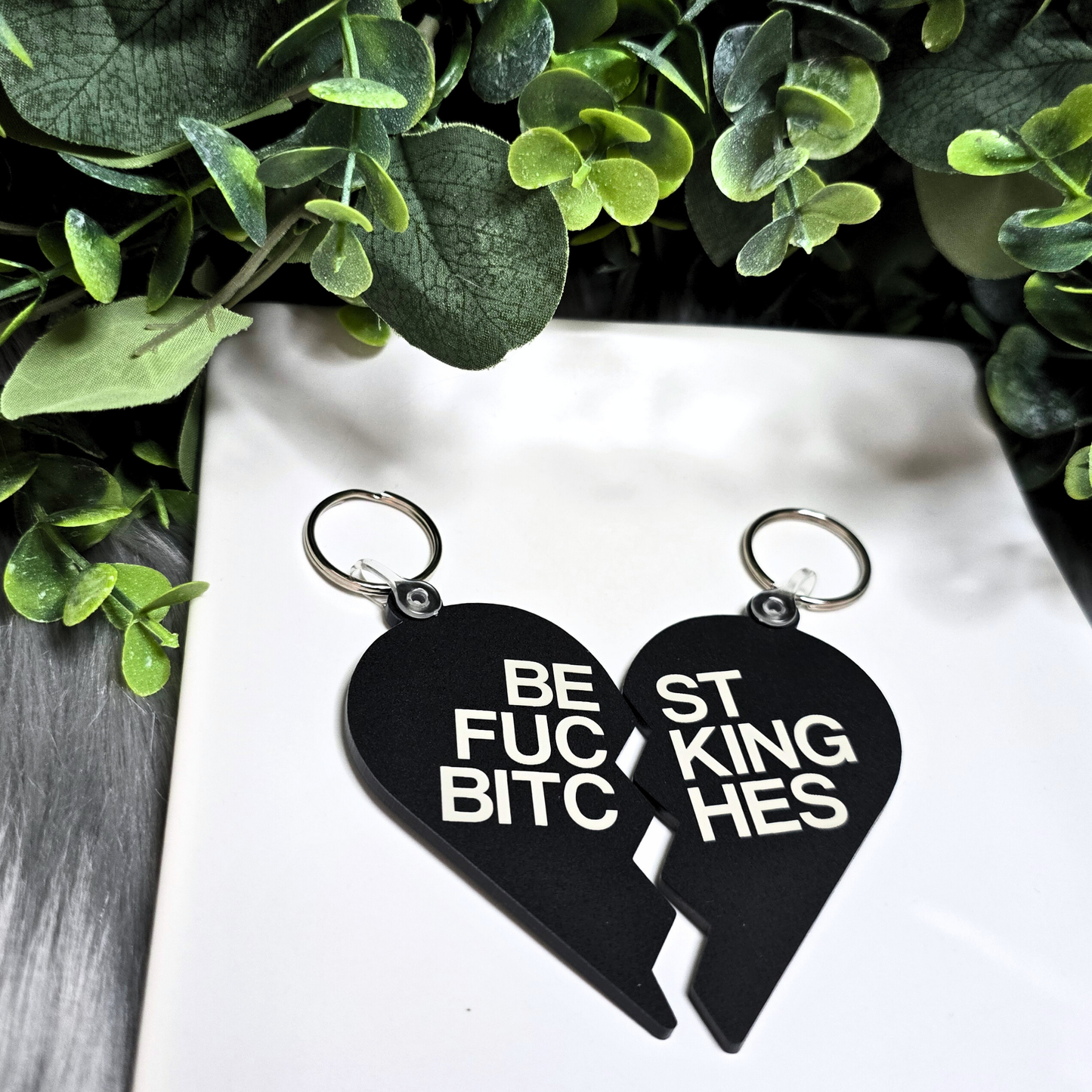 Best Fucking Bitches - 2 Piece Acrylic Keychain