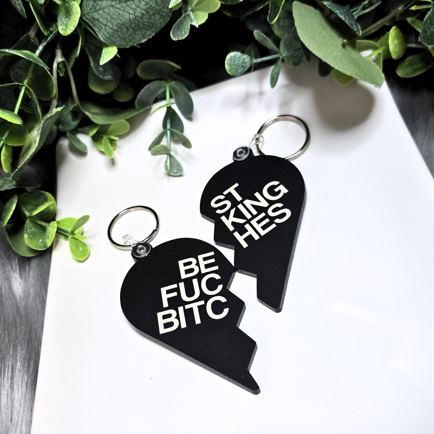 Best Fucking Bitches - 2 Piece Acrylic Keychain