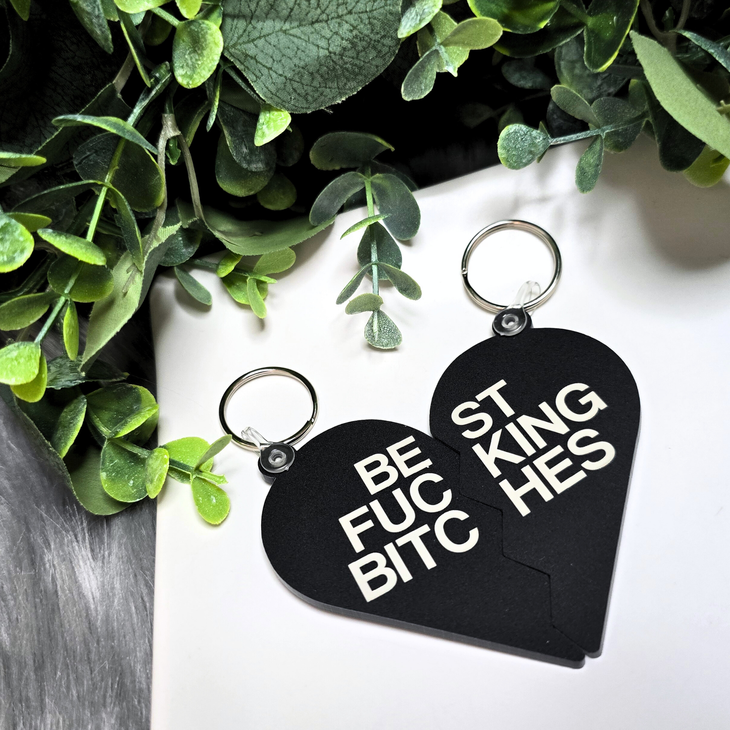 Best Fucking Bitches - 2 Piece Acrylic Keychain