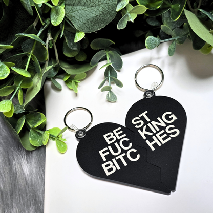 Best Fucking Bitches - 2 Piece Acrylic Keychain