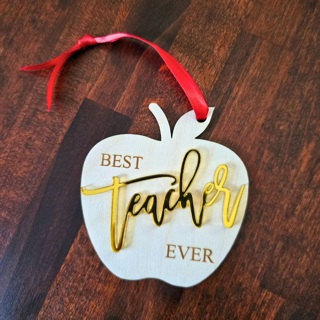 Best Teacher Ever Ornament