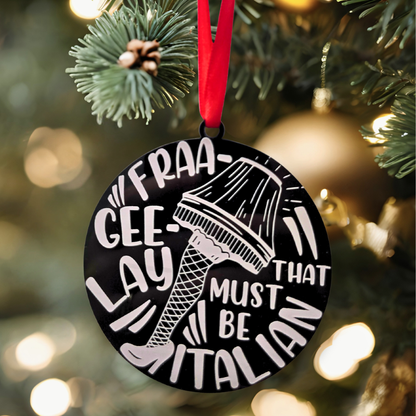 Fra-Gee-Lay Leg Lamp - Christmas Story Inspired Ornament