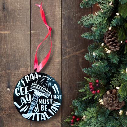 Fra-Gee-Lay Leg Lamp - Christmas Story Inspired Ornament