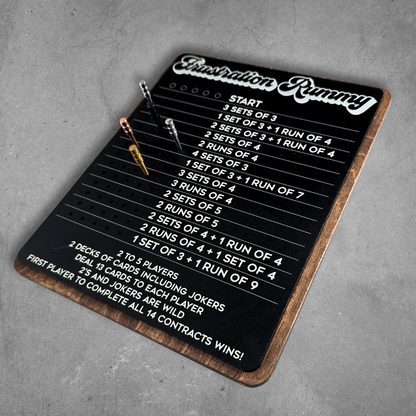 Frustration Rummy Game Board